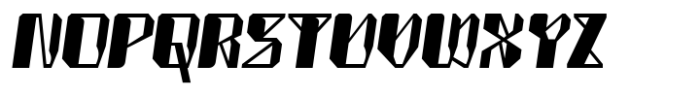 Bladers Font LOWERCASE