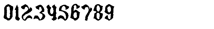 Bladfour Inkbleed Font OTHER CHARS