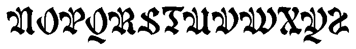 Bladfour Regular Font UPPERCASE