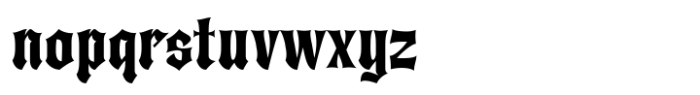 Bladge Font LOWERCASE