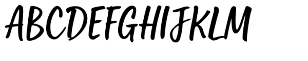 Bladis Night Regular Font UPPERCASE