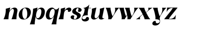 Blaine Retro Semi Bold Italic Font LOWERCASE