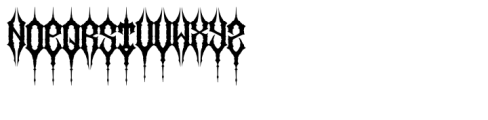 Blaizor Skyzo Font LOWERCASE