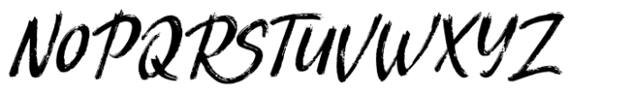 Blakecot Brush Regular Font UPPERCASE