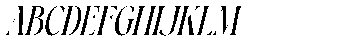 Blamore  Italic Italic Font UPPERCASE