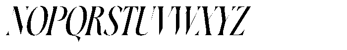 Blamore  Italic Italic Font UPPERCASE