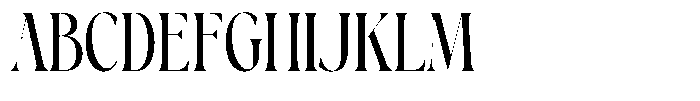 Blamore  Regular Font UPPERCASE
