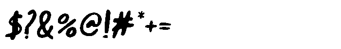 Blank Canvas Italic Font OTHER CHARS