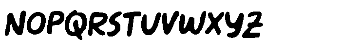 Blank Canvas Italic Font UPPERCASE