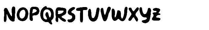 Blank Canvas Regular Font LOWERCASE