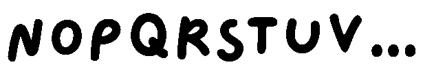 Blanket Burrito Font UPPERCASE