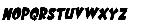 Blankwall Italic Font UPPERCASE