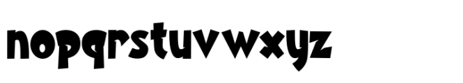 Blankwall Regular Font LOWERCASE