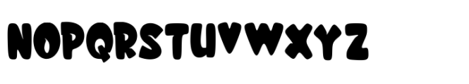 Blankwall Rounded Font UPPERCASE