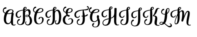 Blanton Script Two Font UPPERCASE