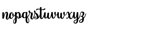 Blanton Script Two Font LOWERCASE