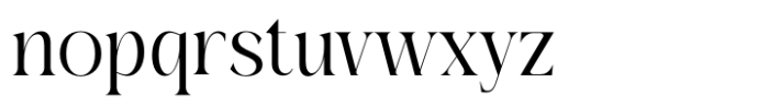 Blanvad Regular Font LOWERCASE