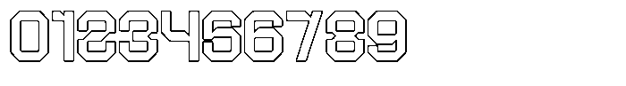 Blashore Outline Font OTHER CHARS