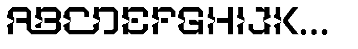 Blashore Regular Font UPPERCASE
