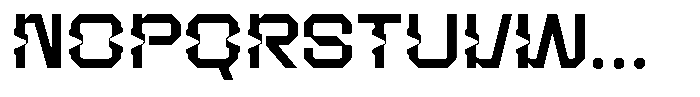 Blashore Regular Font LOWERCASE