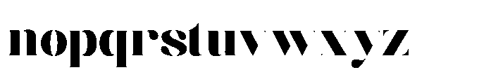 Blassic Regular Font LOWERCASE