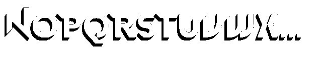 Blast Dragon 3 D Extrude Font UPPERCASE