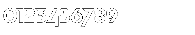 Blast Dragon Outlines Font OTHER CHARS