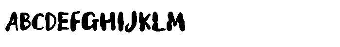 Blast HF Font UPPERCASE