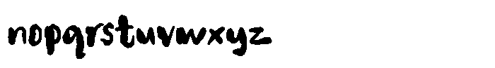 Blast HF Font LOWERCASE