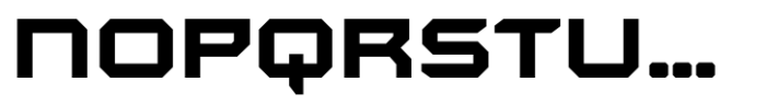Blast Regular Font LOWERCASE