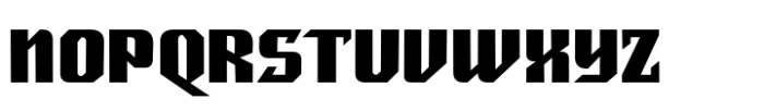 Blastand Regular Font UPPERCASE