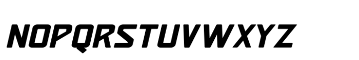 Blasteru Italic Font LOWERCASE
