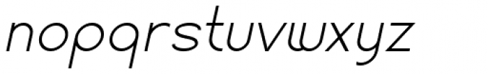 Blauhaus Italic Font LOWERCASE