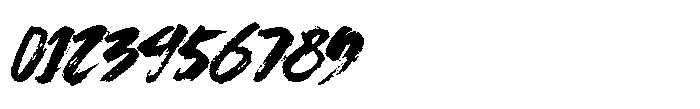 Blaze Fury Font OTHER CHARS