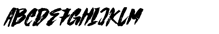 Blaze Fury Font UPPERCASE