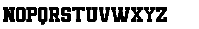 Blaze Knock Font UPPERCASE