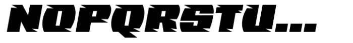 Blazer Speed Font LOWERCASE