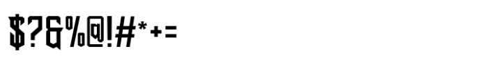 Blazeton Regular Font OTHER CHARS
