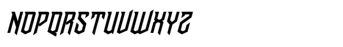 Blazeton Slant Font UPPERCASE