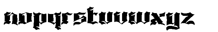 Blckpunk Font LOWERCASE