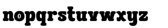 Bleqcki Regular Font LOWERCASE