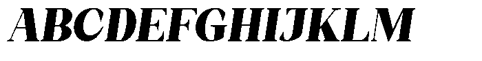 Bleshil Black Condensed Slant L-T Font