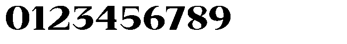Bleshil Black Expanded L-T Font OTHER CHARS
