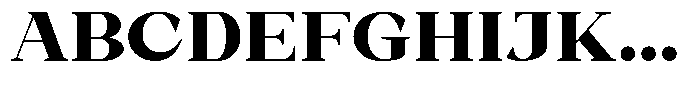 Bleshil Black Expanded L-T Font UPPERCASE