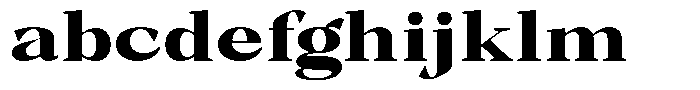 Bleshil Black Expanded L-T FONT