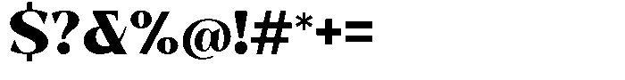 Bleshil Black L-T Font OTHER CHARS