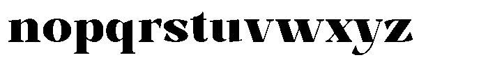 Bleshil Black L-T Font LOWERCASE