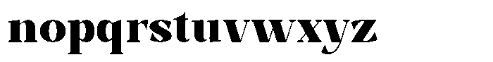 Bleshil Black Semi Condensed Font LOWERCASE