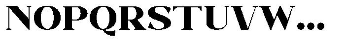 Bleshil Black Semi Expanded L-T Font UPPERCASE