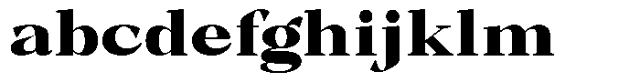 Bleshil Black Semi Expanded L-T FONT